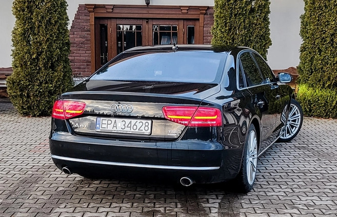 Audi A8 cena 110000 przebieg: 213000, rok produkcji 2013 z Woźniki małe 529